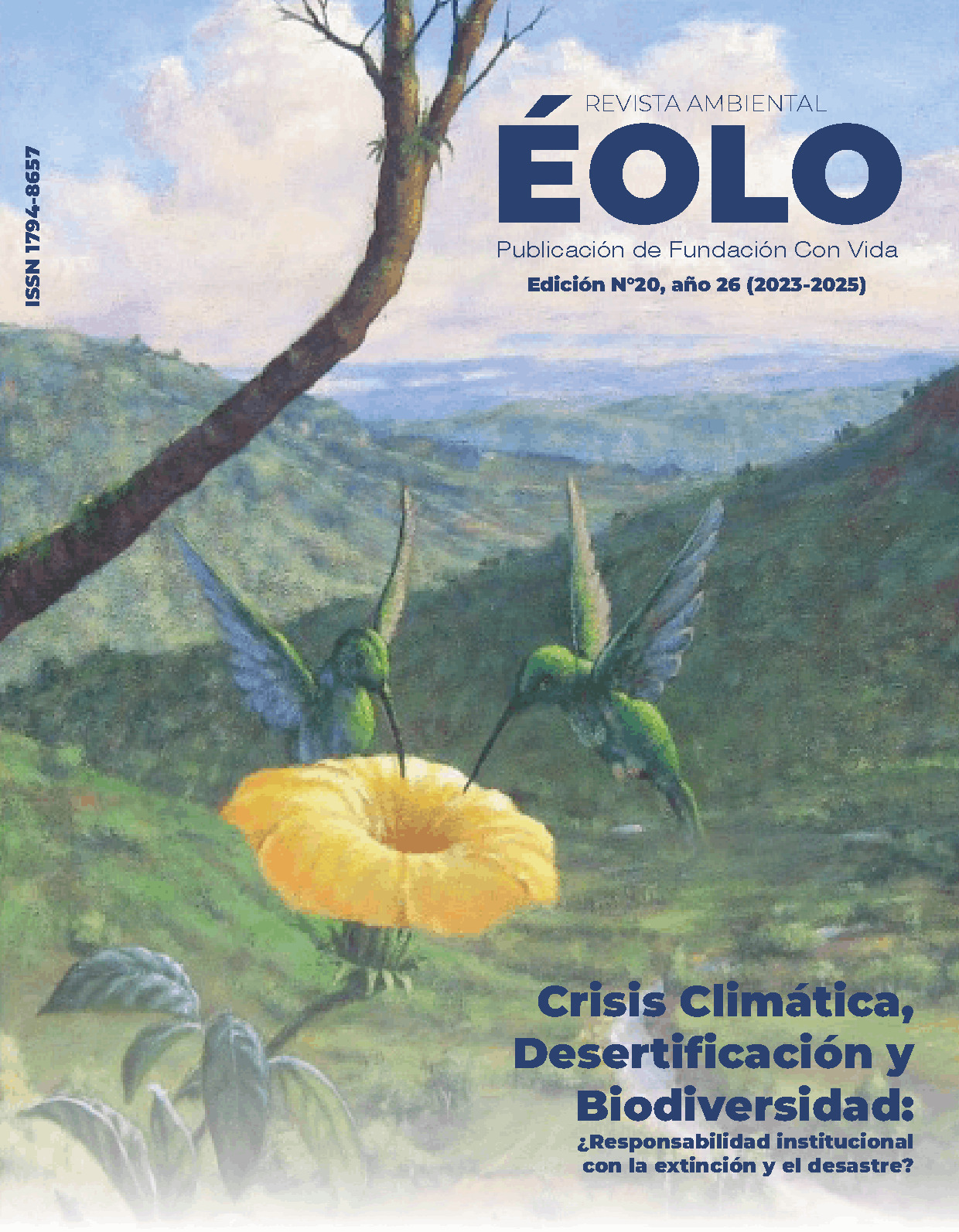 Portada Revista Ambiental EOLO N20